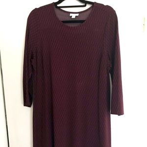 Pull over knit dress